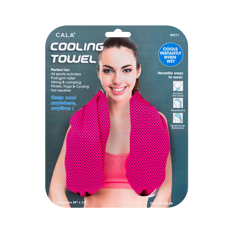 69311 CALA COOLING TOWEL - PINK