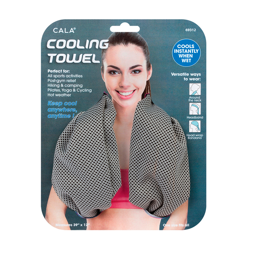 69312 CALA COOLING TOWEL - GREY