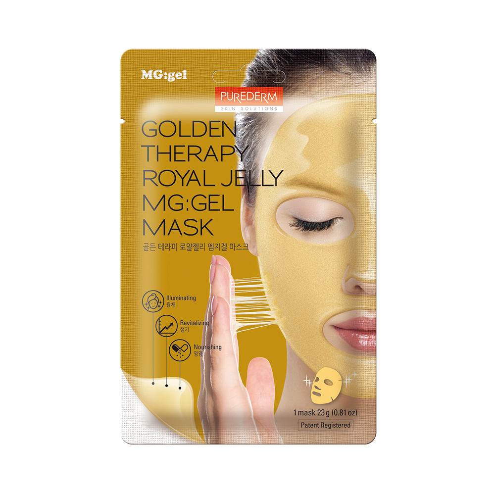 192685 PUREDERM GOLDEN THERAPY ROYAL JELLY MASK