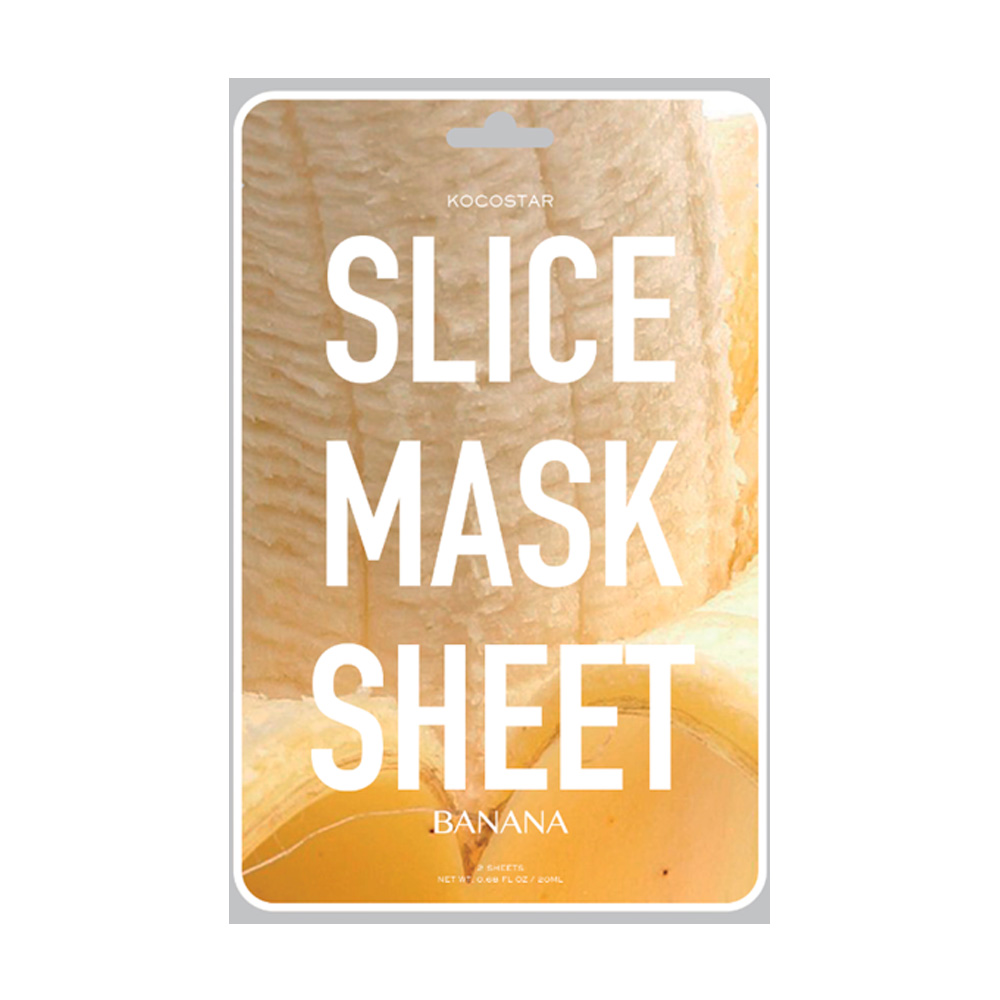 321147 KOCOSTAR SLICE MASK SHEET BANANA 20ML