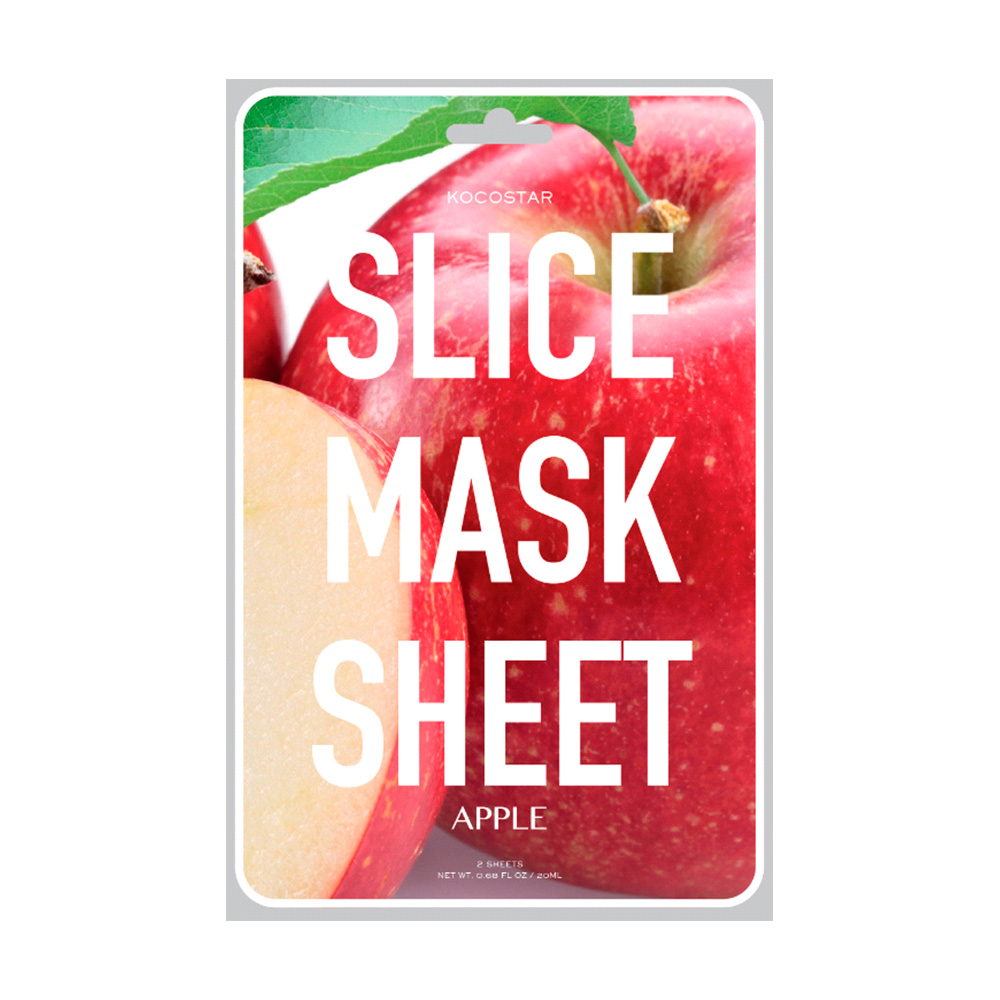 321116 KOCOSTAR SLICE MASK SHEET APPLE 20ML