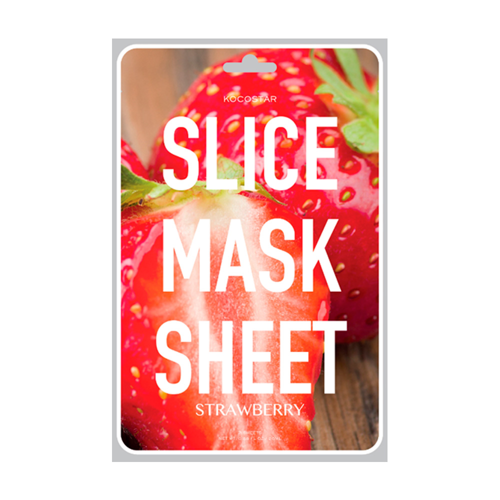 321109 KOCOSTAR SLICE MASK SHEET STRAWBERRY 20ML