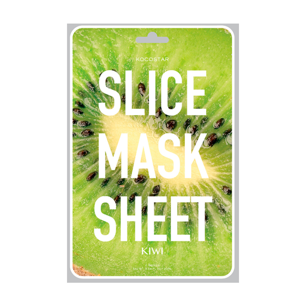 321123 KOCOSTAR SLICE MASK SHEET KIWI 20ML