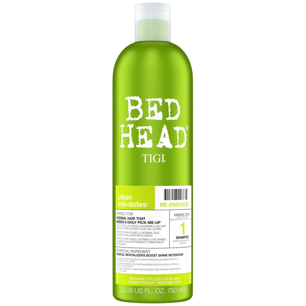 426632 BED HEAD RE-ENERGIZE SHAMPOO 750ML