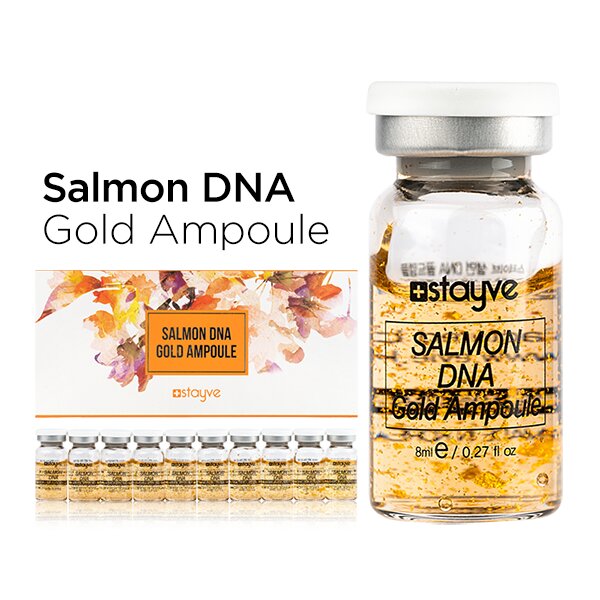 605439 STAYVE SALMON DNA GOLD AMPOULE 8ML X 10PCS