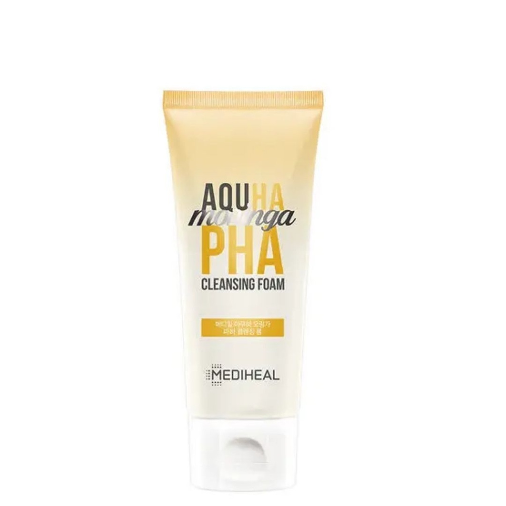 129110 MEDIHEAL AQUHA MORINGA PHA CLEANSING FOAM