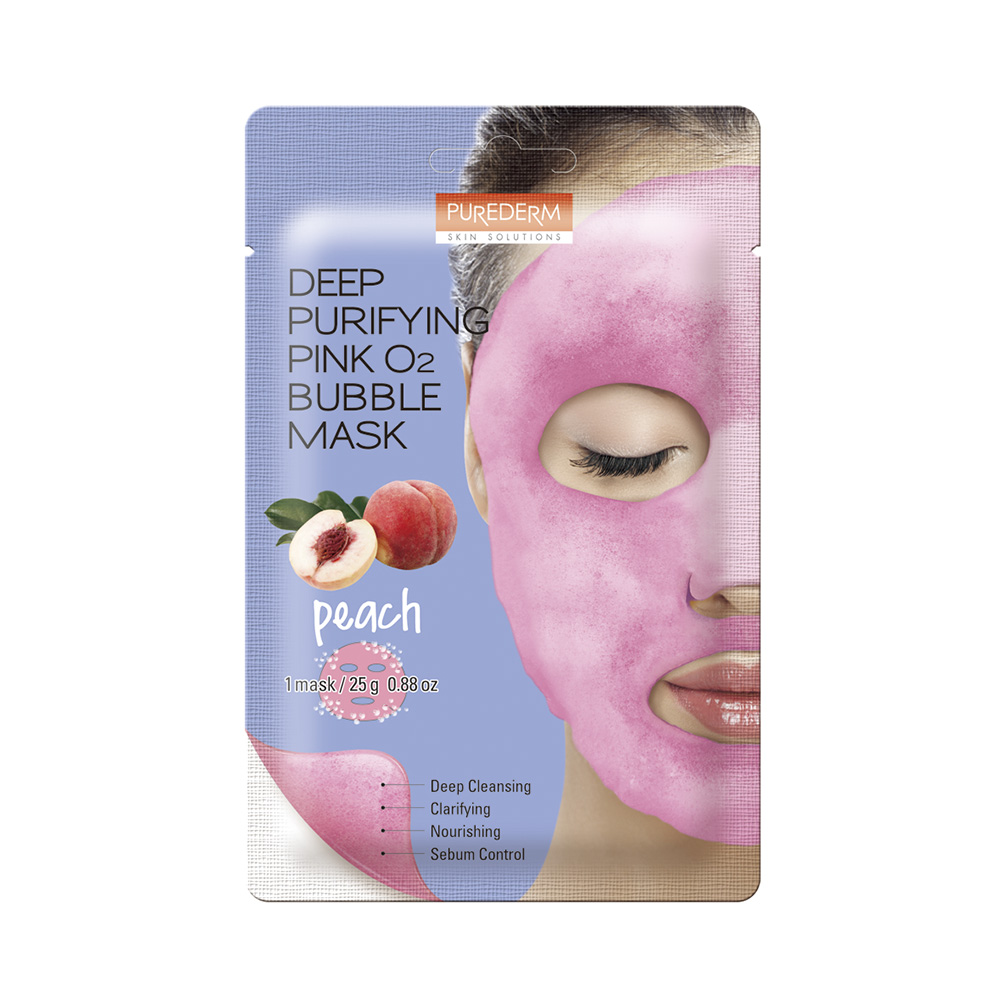 193255 PUREDERM DEEP PURIFYING PINK O2 BUBBLE MASK