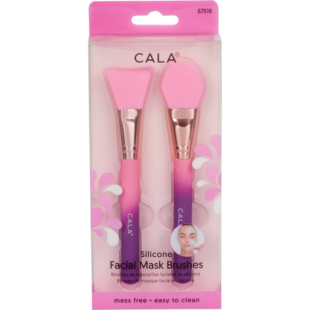 675163 CALA SILICONE FACIAL MASK BRUSHES #67516