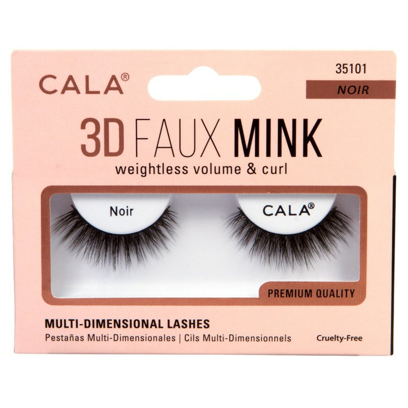 351012 CALA 3D FAUX MINK PESTAÑA #35101 NOIR