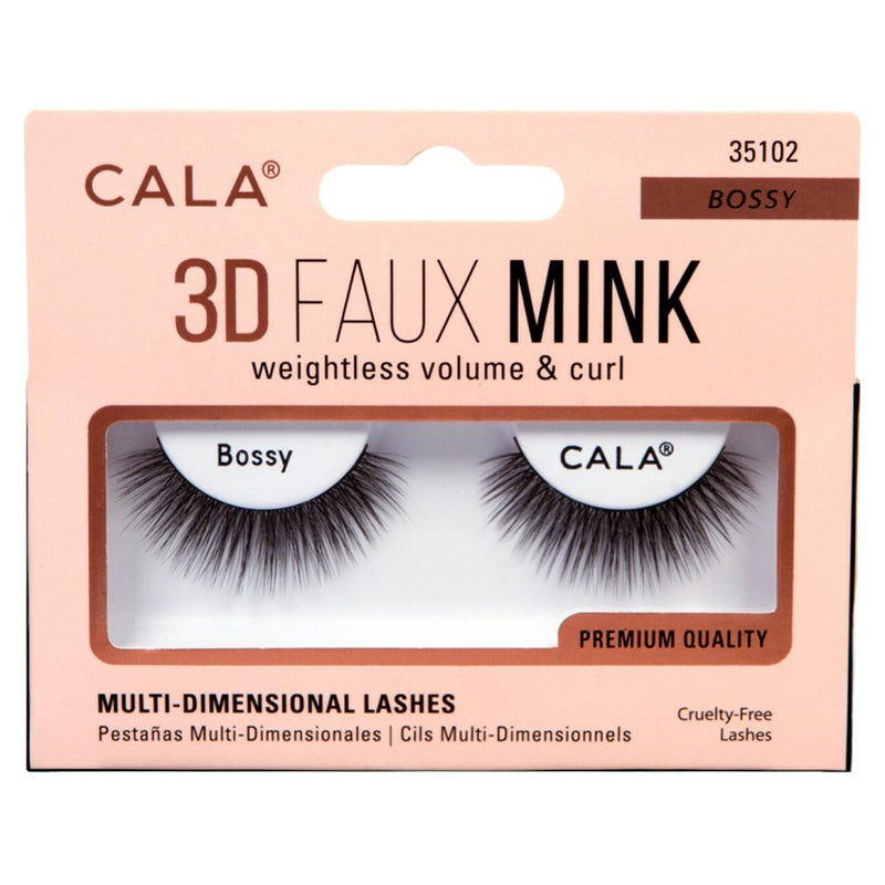 351029 CALA 3D FAUX MINK PESTAÑA #35102 BOSSY