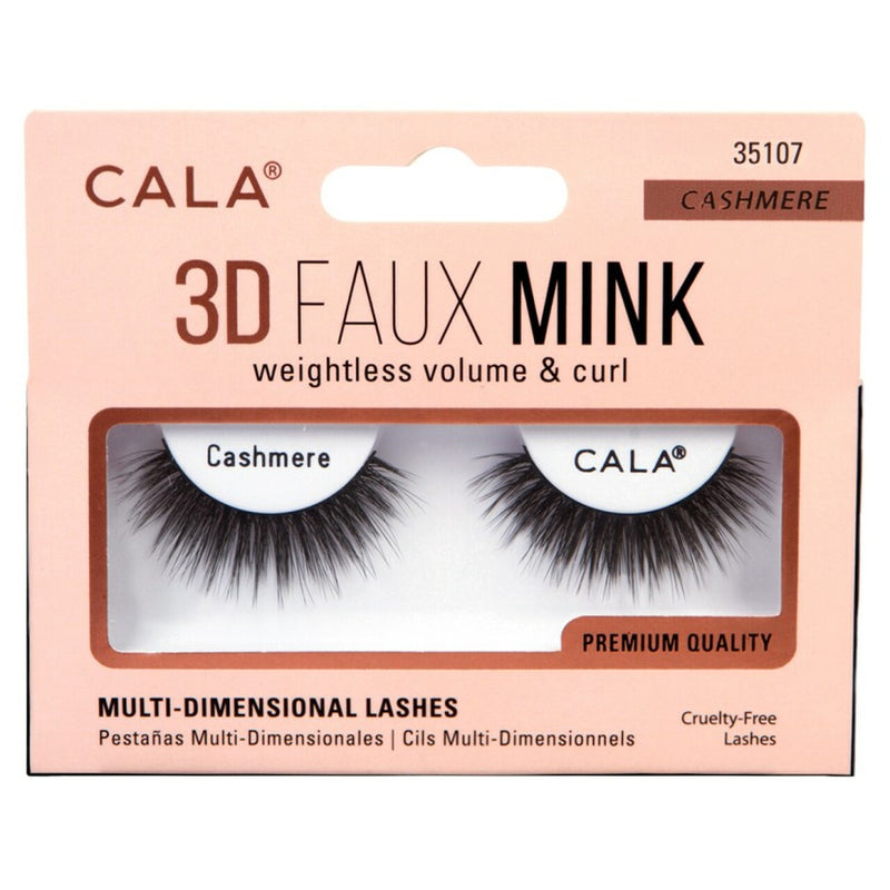 351074 CALA 3D FAUX MINK PESTAÑA #35107 CASHMERE