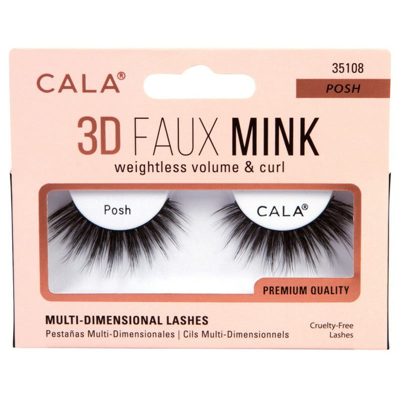 351081 CALA 3D FAUX MINK PESTAÑA #35108 POSH