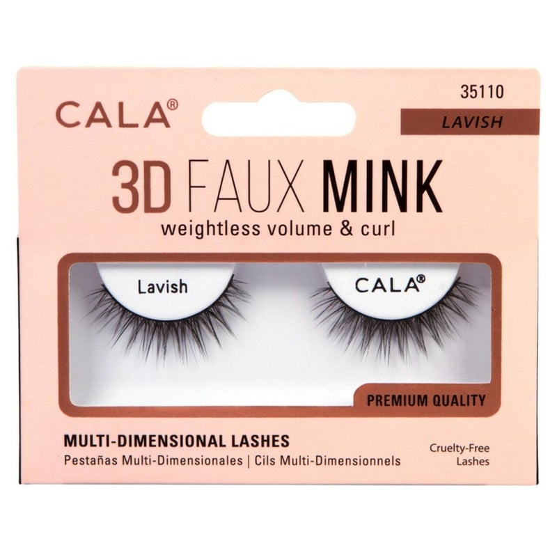 351104 CALA 3D FAUX MINK PESTAÑA #35110 LAVISH