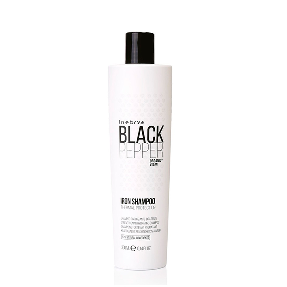 260600 INEBRYA BLACK PEPPER IRON SHAMPOO 300ML