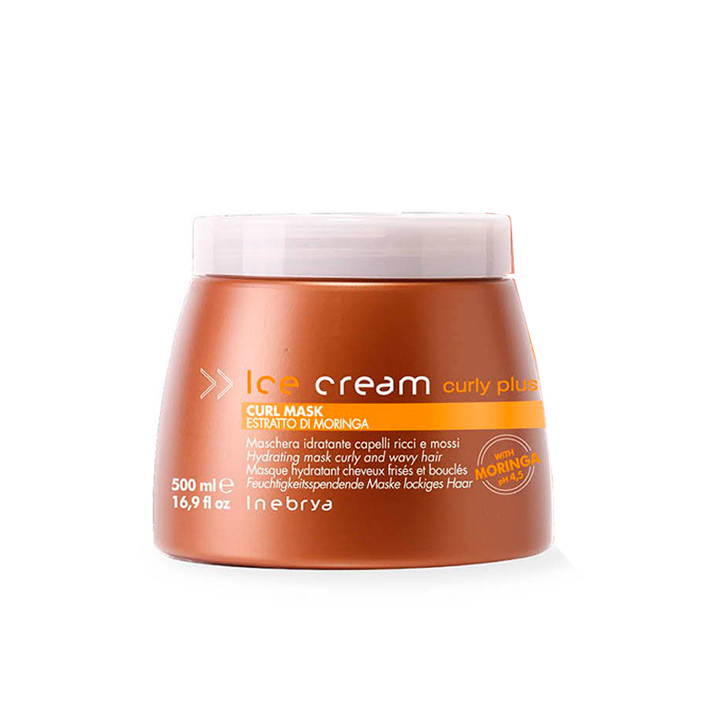 160380 INEBRYA ICE CREAM CURL MASK CURLY PLUS 500M