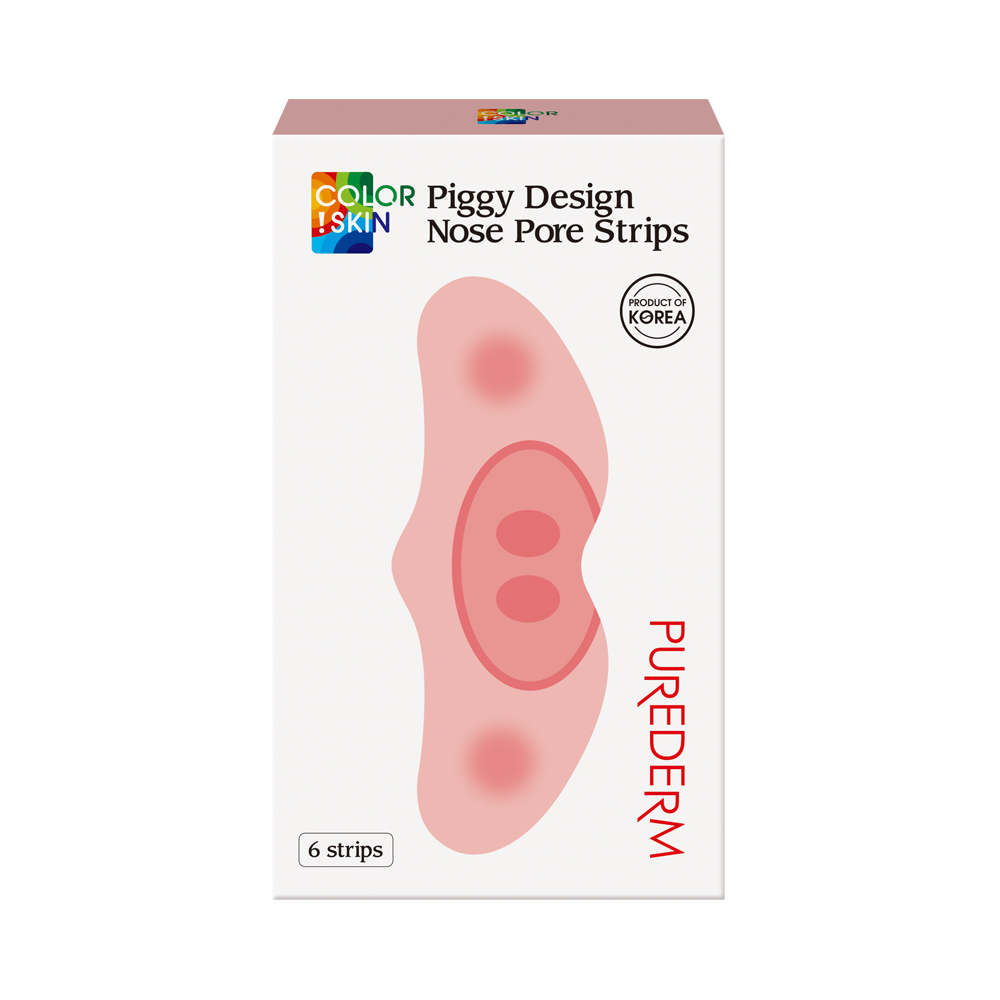 195891 PUREDERM PIGGY DESIGN NOSE PORE STRIPS