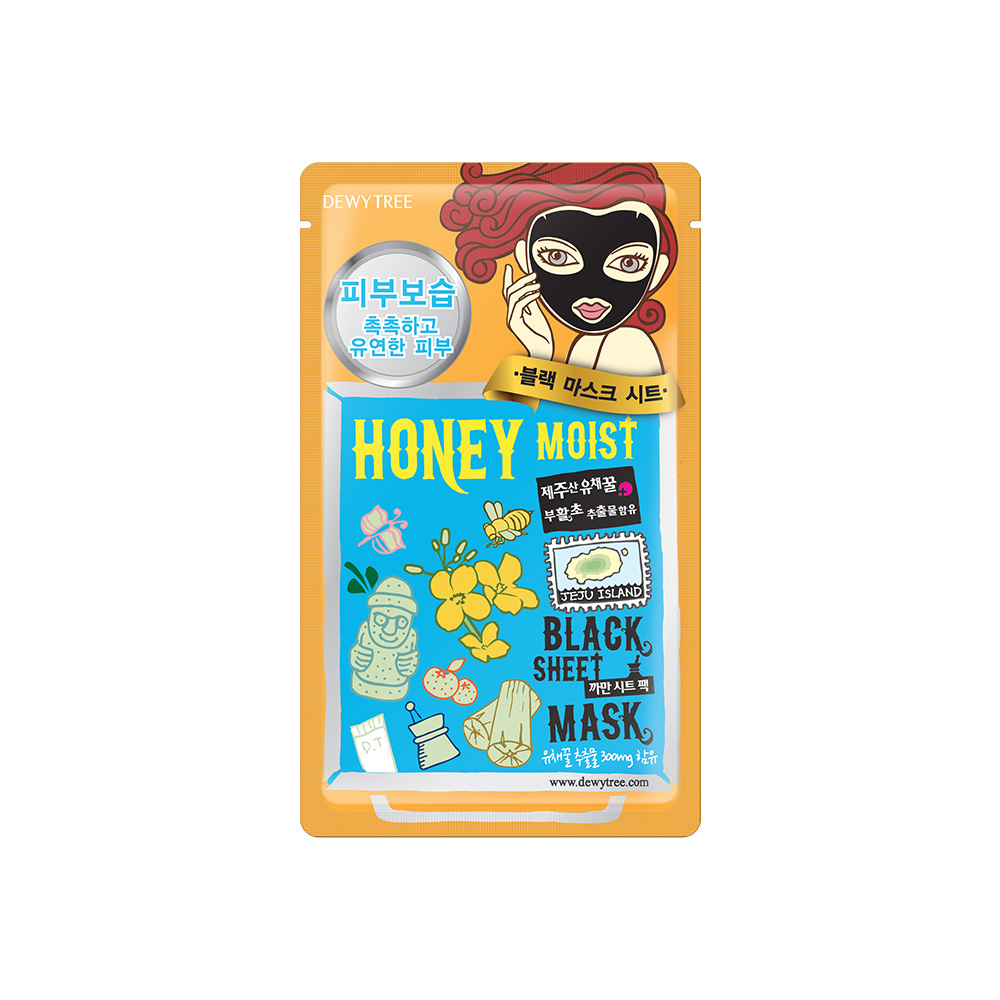 136309 DEWYTREE HONEY MOIST BLACK MASK