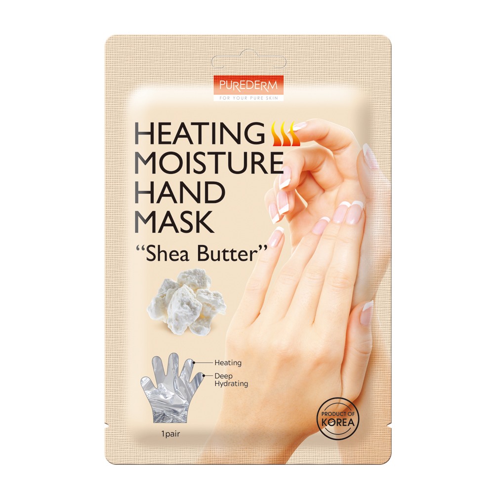 197543 PUREDERM HEATING MOISTURE HAND MASK - SHEA