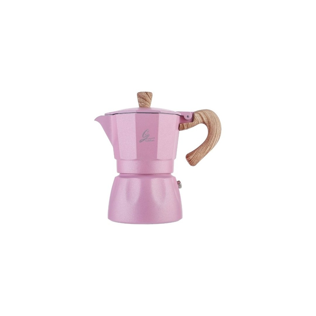 B20-B22 CAFETERA ITALIANA C2 KTICHEN ROSA 300ML