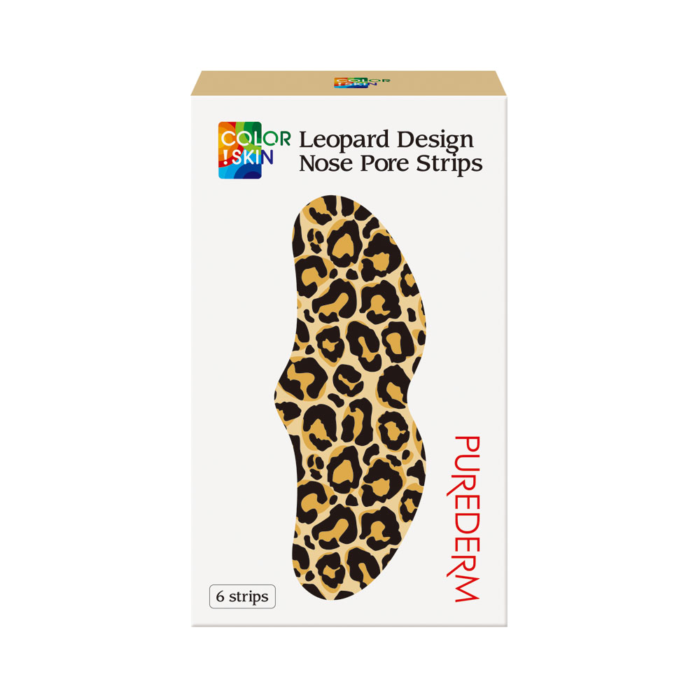 190049 PUREDERM LEOPARD DESING NOSE PORE STRIPS