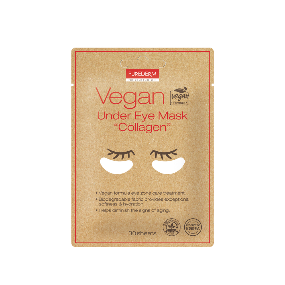 199523 PUREDERM VEGAN UNDER EYE MASK COLLAGEN