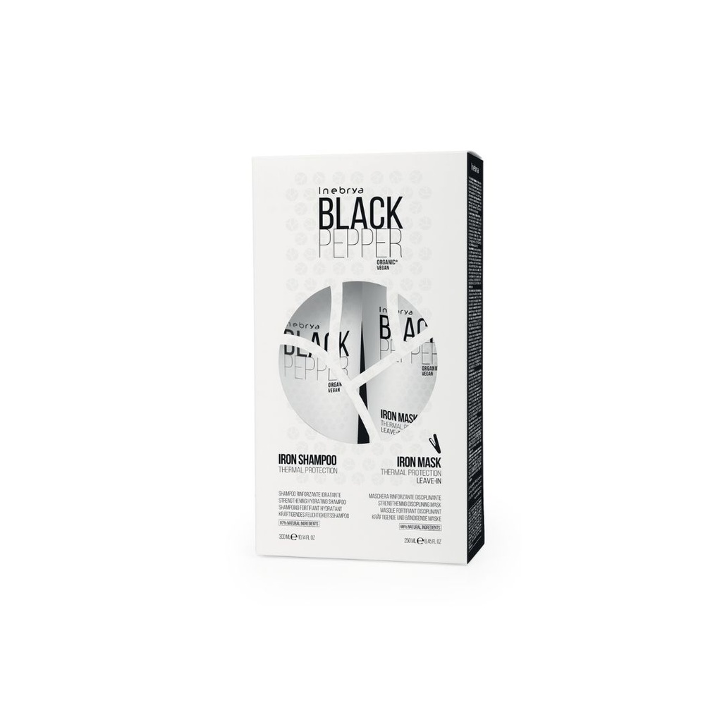 260631 INEBRYA KIT BLACK PEPPER 300ML+250ML