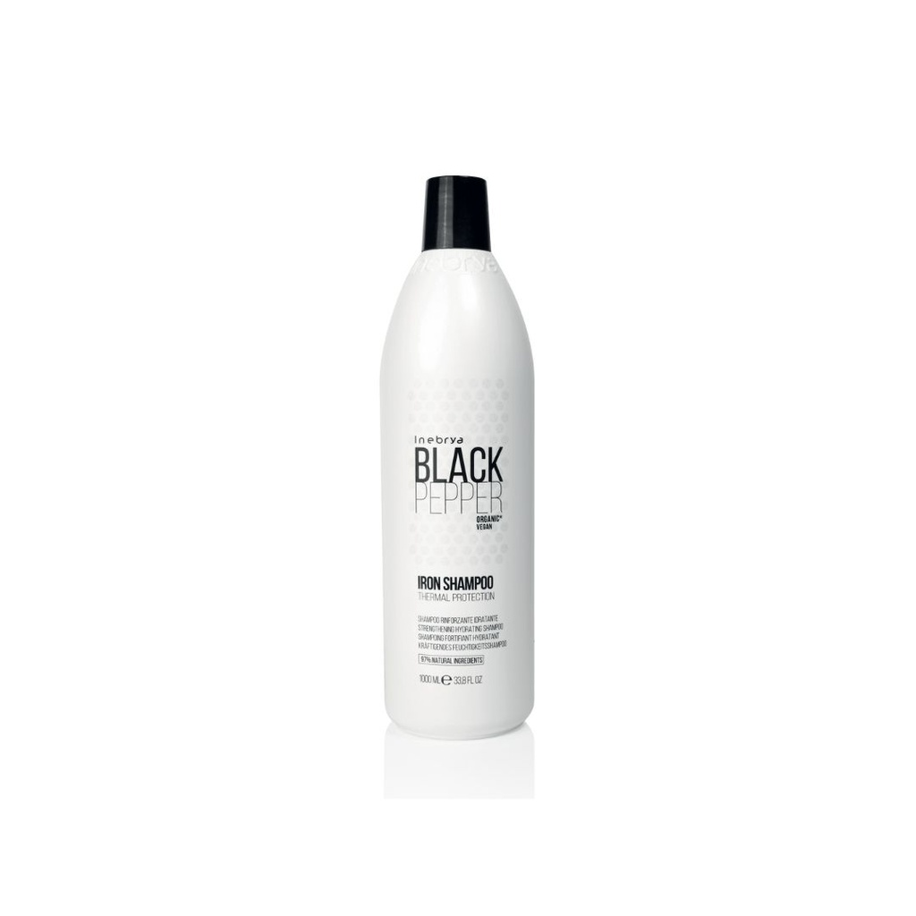 260662 INEBRYA BLACK PEPPER IRON SHAMPOO 1000ML