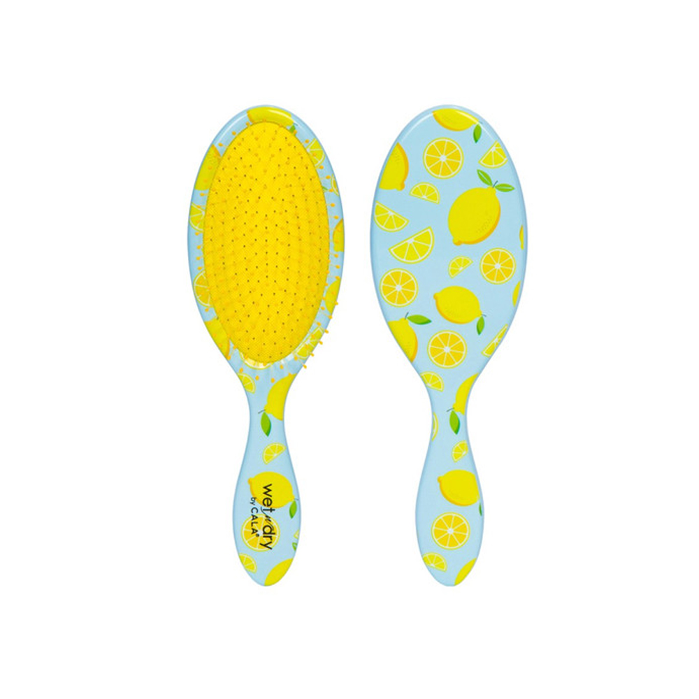 668103 CALA DETANGLING HAIR BRUSH - LEMON