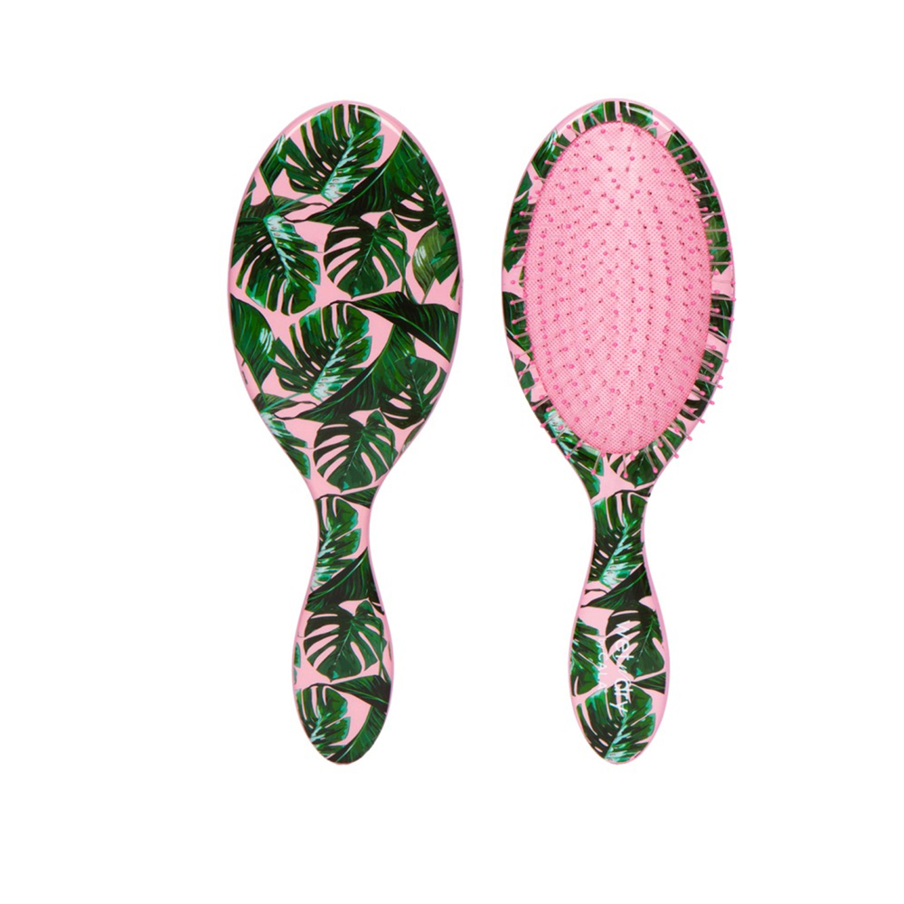 668073 CALA DETANGLING HAIR BRUSH - TROPICAL PALM