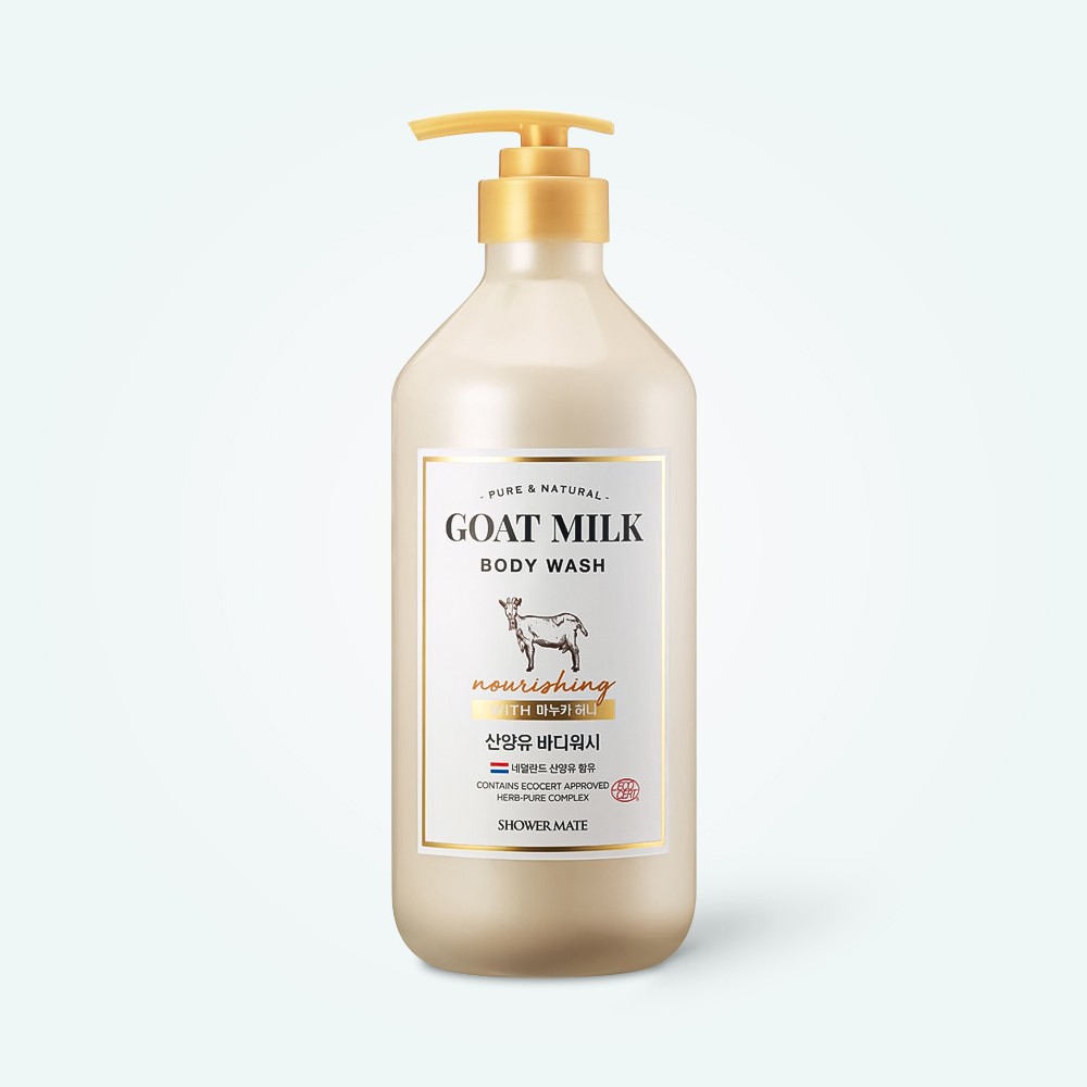 355107 SHOWER MATE GOAT MILK BODY WASH NOURISHING