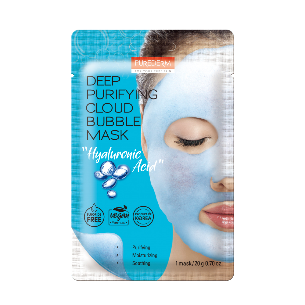 320075 PUREDERM DEEP PURIFYING CLOUD BUBBLE MASK