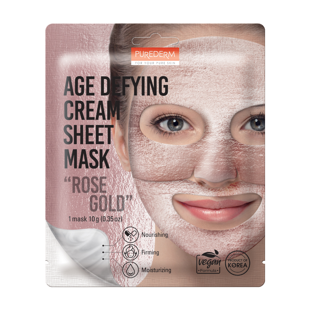 320334 PUREDERM AGE DEFYING CREAM SHEET MASK