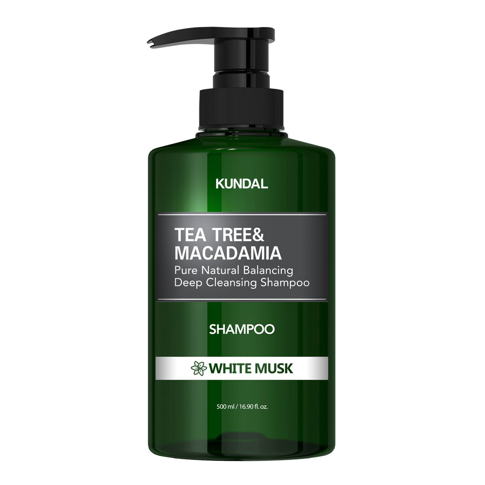 252800 KUNDAL TEA TREE& MACADAMIA SHAMPOO 500ML