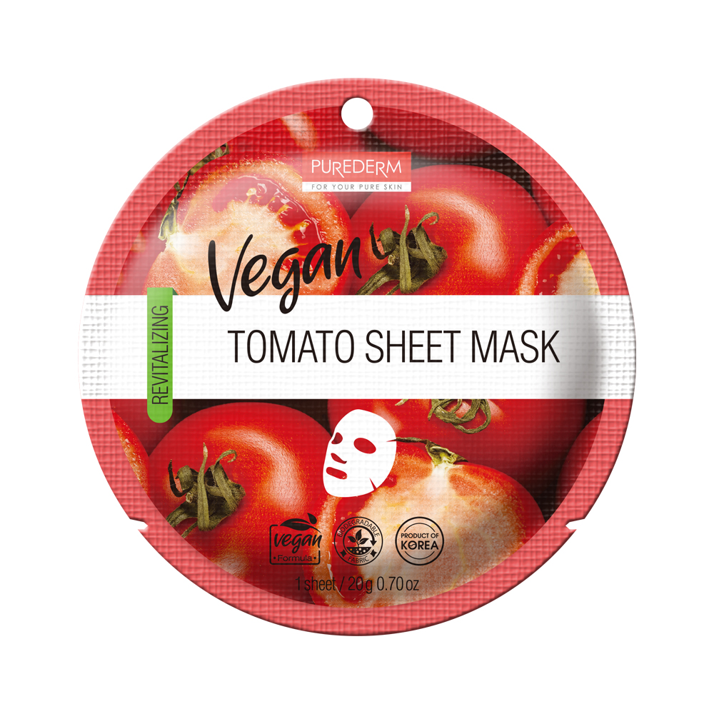 320174 PUREDERM VEGAN TOMATO SHEET MASK - ADS867