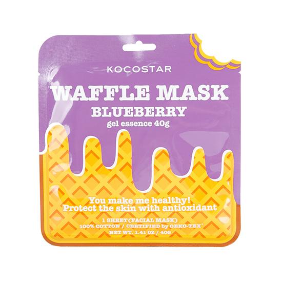 324018 KOCOSTAR WAFFLE MASK BLUEBERRY 40G