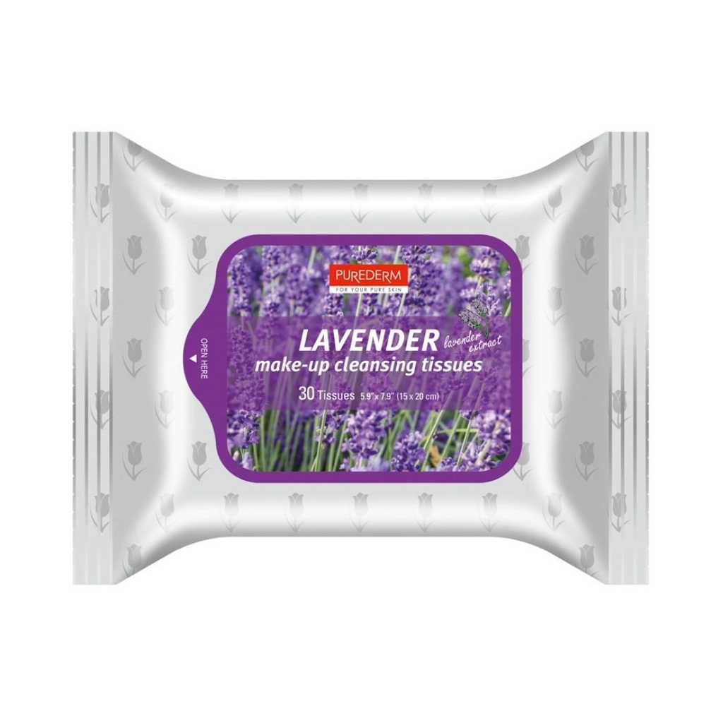 584610 PUREDERM LAVENDER MAKE-UP CLEANSING