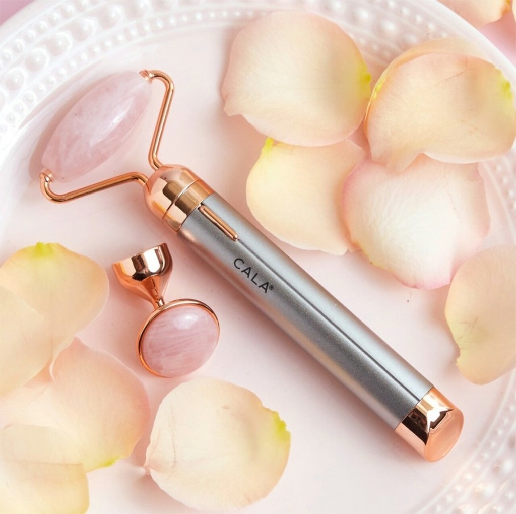 675255 CALA SONIC FACIAL MASSAGER ROSE QUARTZ