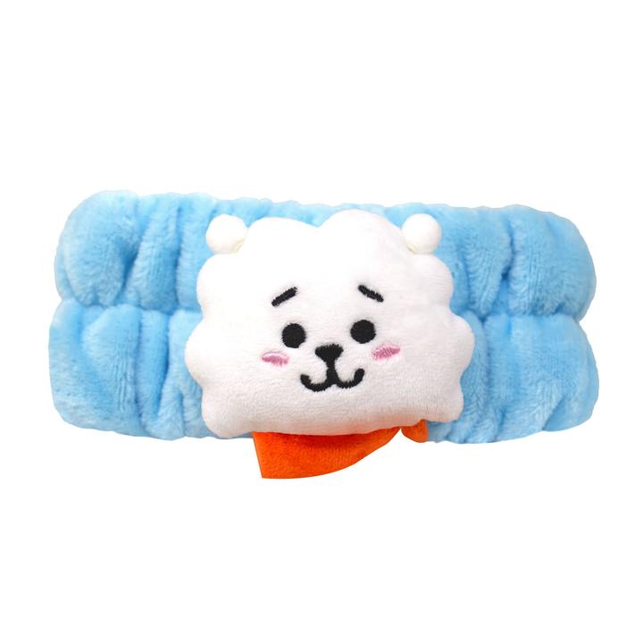 073228 CREME 3D TEDDY HEADYBAND PLUSHIE SPA