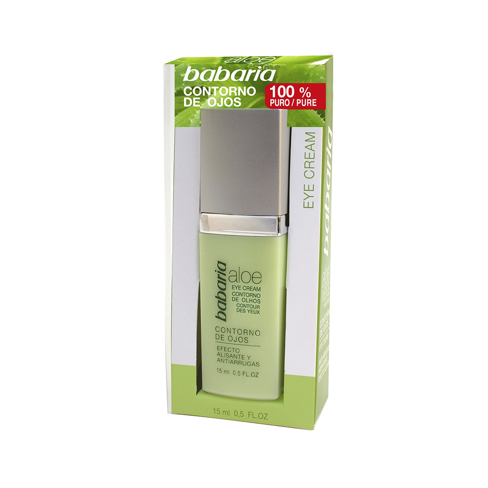 026253 BABARIA CONTORNO DE OJO 100% ALOE 15ML