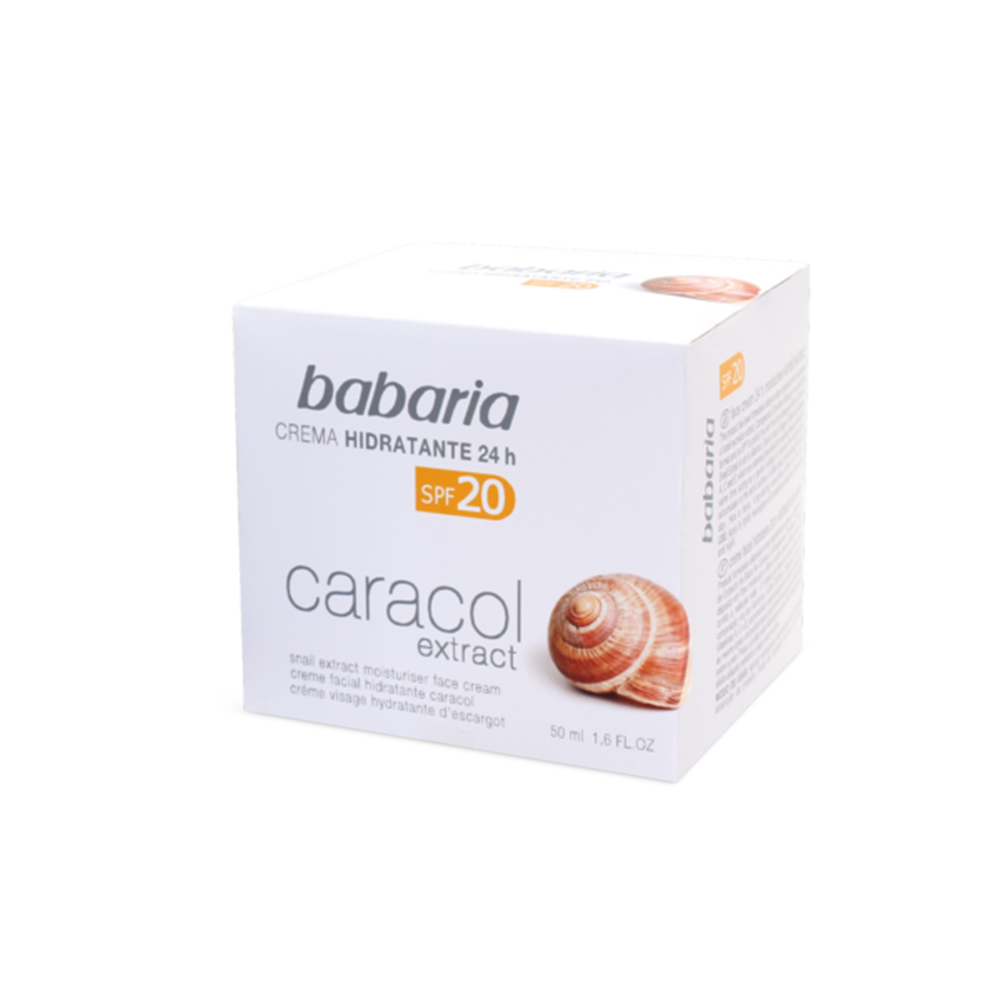 024990 BABARIA CREMA HIDRATANTE 24HS CARACOL 50ML