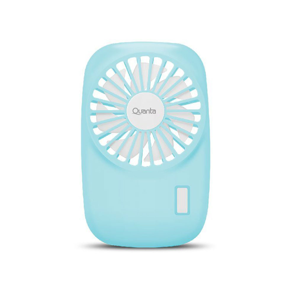 002405 QUANTA MINI VENTILADOR PORTATIL AZUL QTMVP1