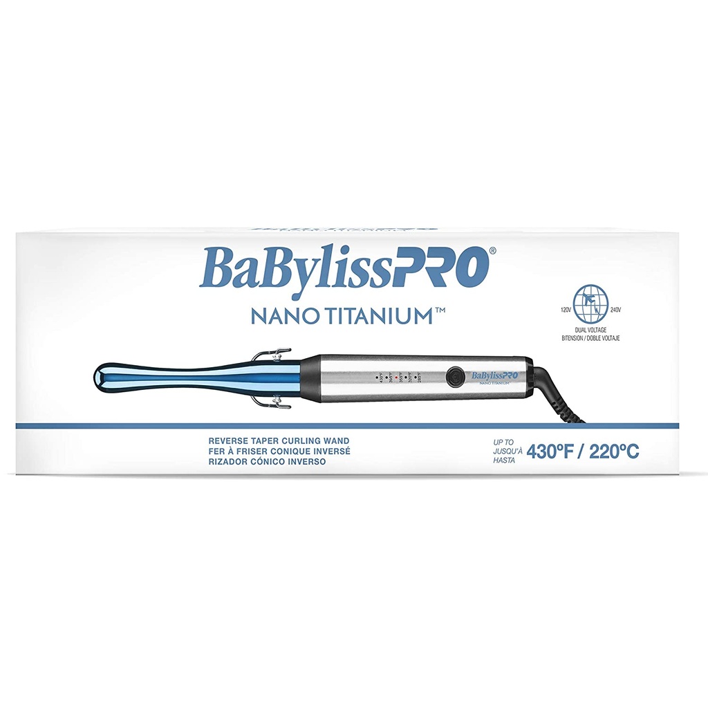 428615 BABYLISSPRO NANO TITANIUM RIZADOR 430ºF