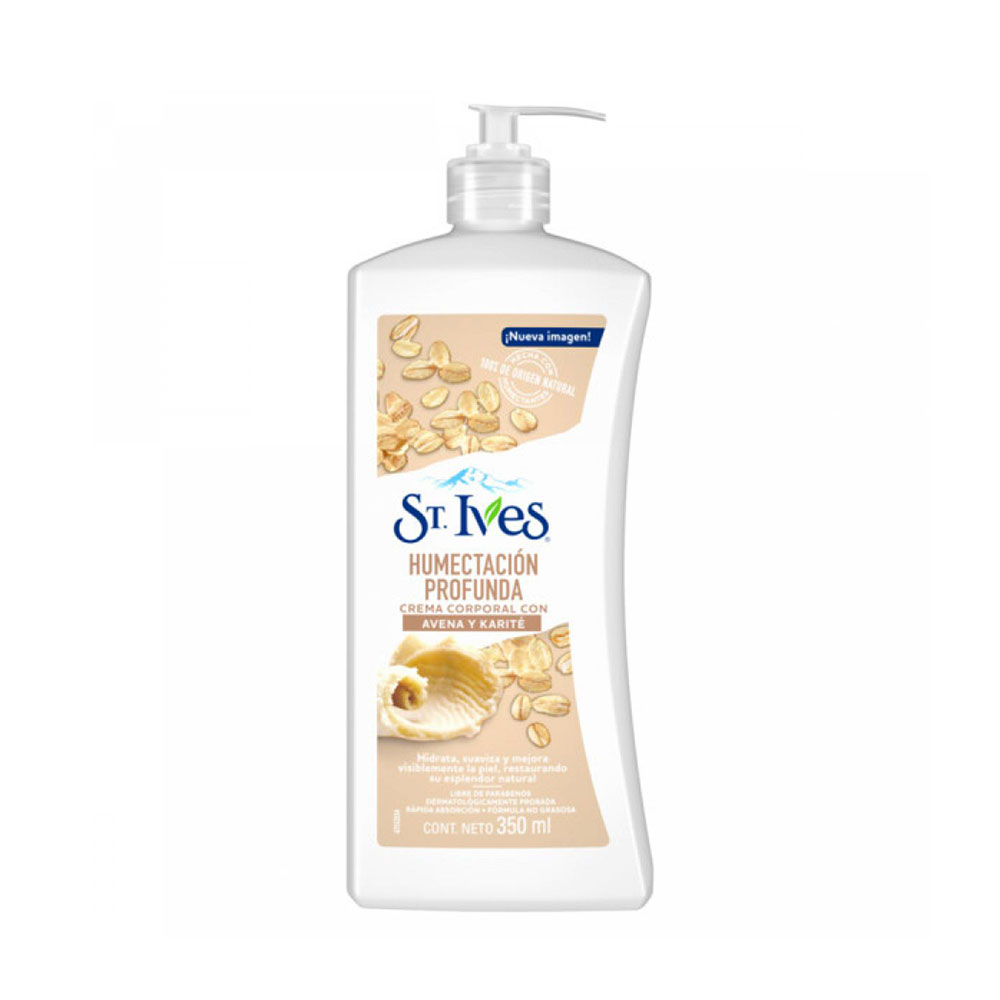 033006 ST.IVES CREMA CORPORAL AVENA Y KARITE 350ML