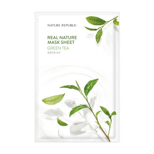 449392 NATURE REPUBLIC REAL NATURE MASK GREEN TEA