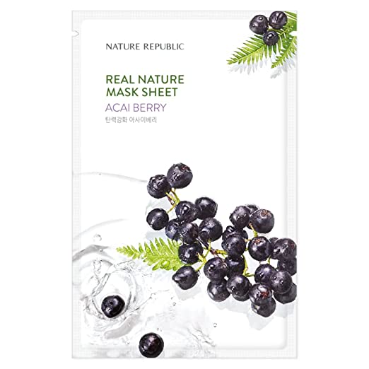 449361 NATURE REPUBLIC REAL NATURE MASK ACAI BERRY