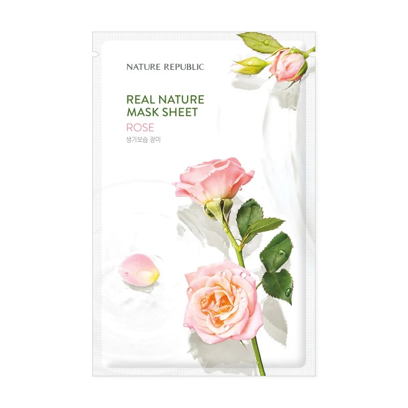 449460 NATURE REPUBLIC REAL NATURE MASK SHEET ROSE