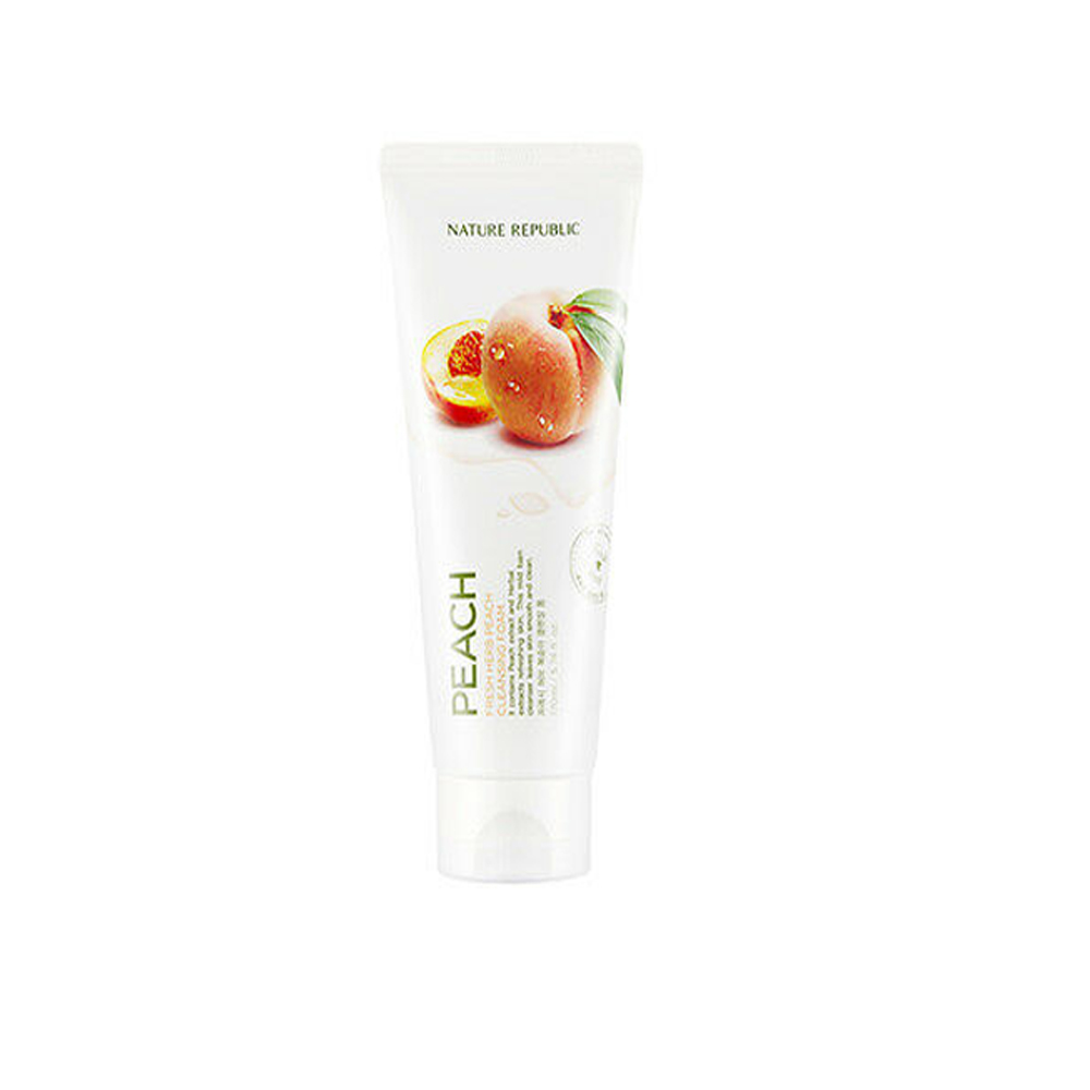 438310 NATURE REPUBLIC PEACH CLEANSING FOAM 170ML