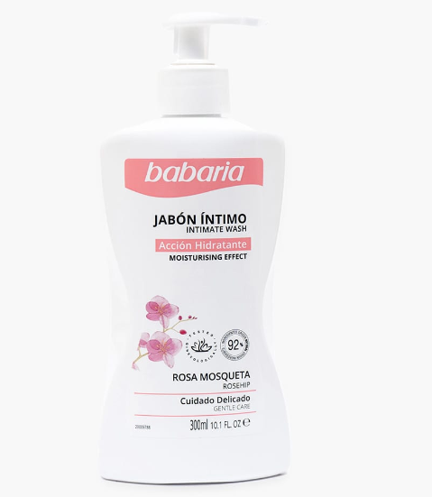 028523 BABARIA JABON INTIMO ROSA MOSQUETA 300ML