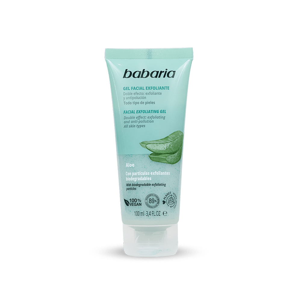 430227 BABARIA GEL FACIAL EXFOLIANTE ALOE 100ML