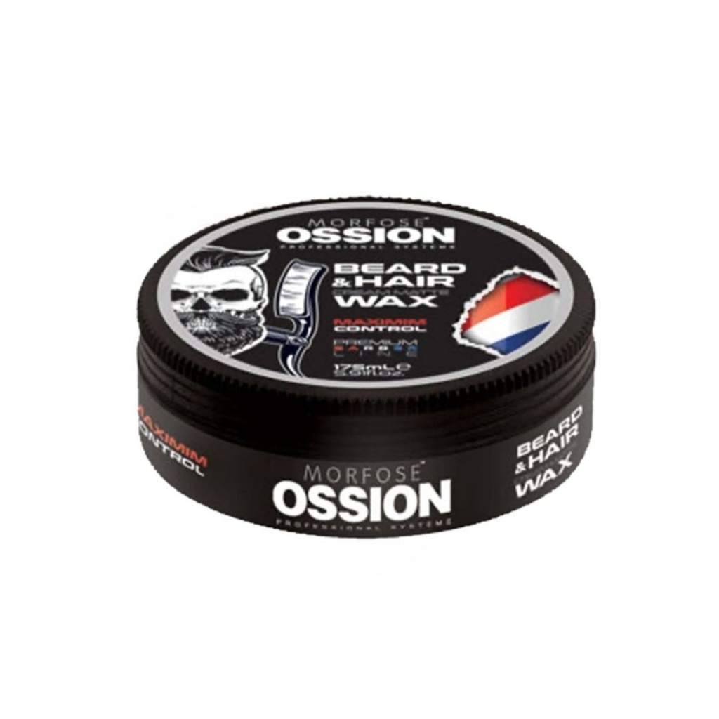 002931 OSSION BEARD&HAIR CREAM MATTE WAX 175ML